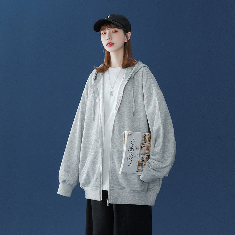 Vintage Hoodie Women's Oversize Cardigan Coat