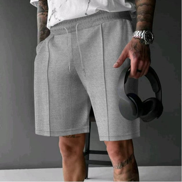 Solid Color Versatile Casual Five-point Sports Shorts