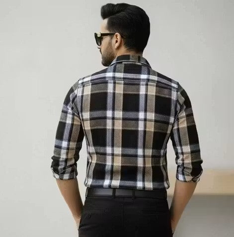 Men’s Grand Vantage Checked Full Sleeve Shirt