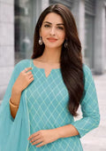 Rayon Printed Kurta (Garara/Sharara) Suit Set