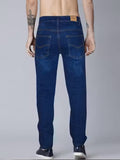 JUST BLACK Men's Regular Dark Blue Jeans