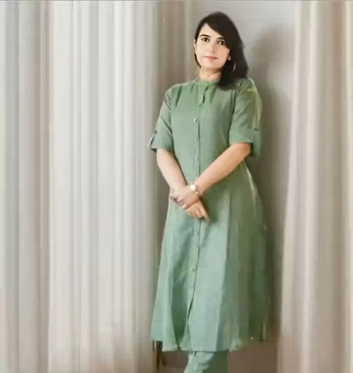 Cotton Kaatha Kurta Palazzo Set