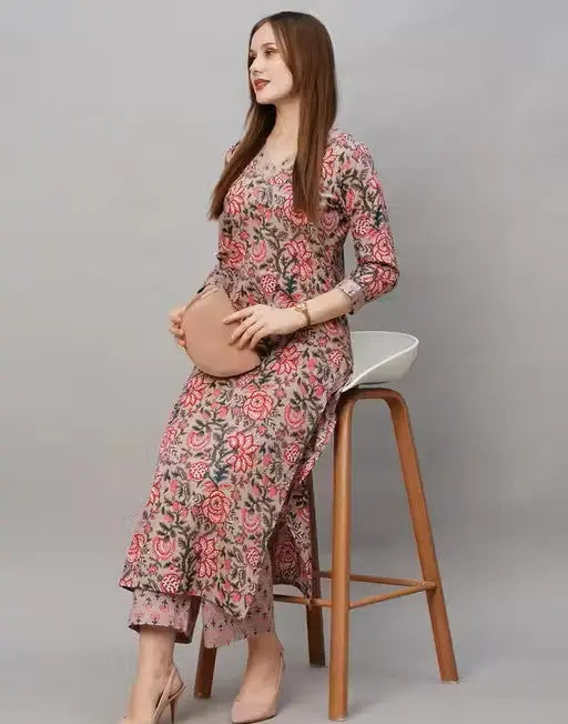 Cotton Kurta Pant set Velvark.com