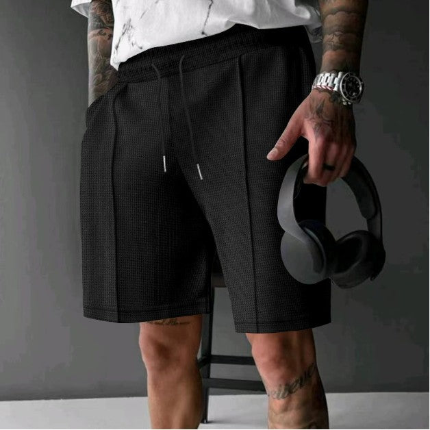 Solid Color Versatile Casual Five-point Sports Shorts