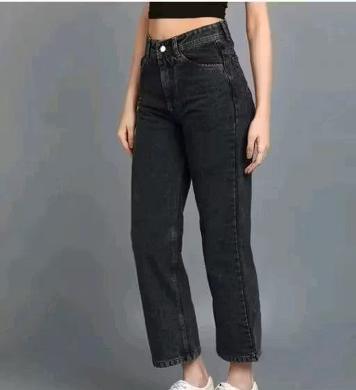 STRAIGHT FIT FADED JEANS FOR GIRLS