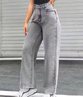 GREY FADED WOMEN JEANS