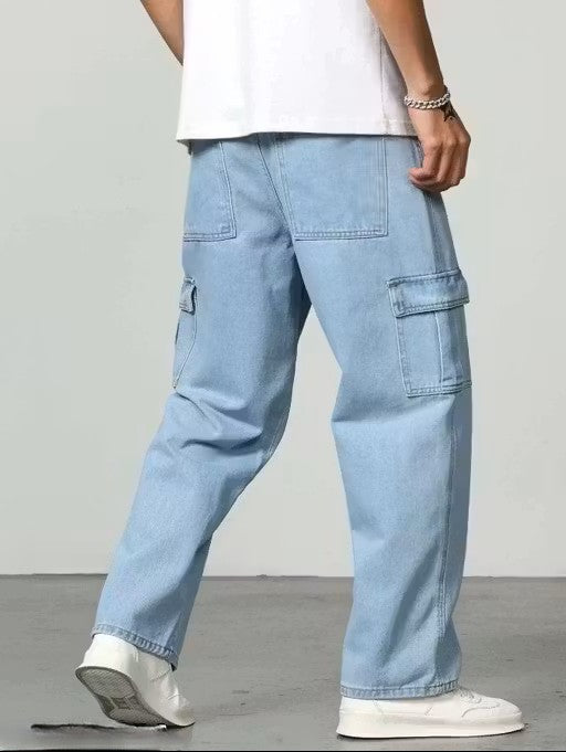 6 pocket mom-fit jeans for mens