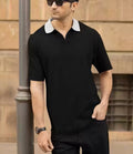 Polo Neck Zipper T-shirt For men