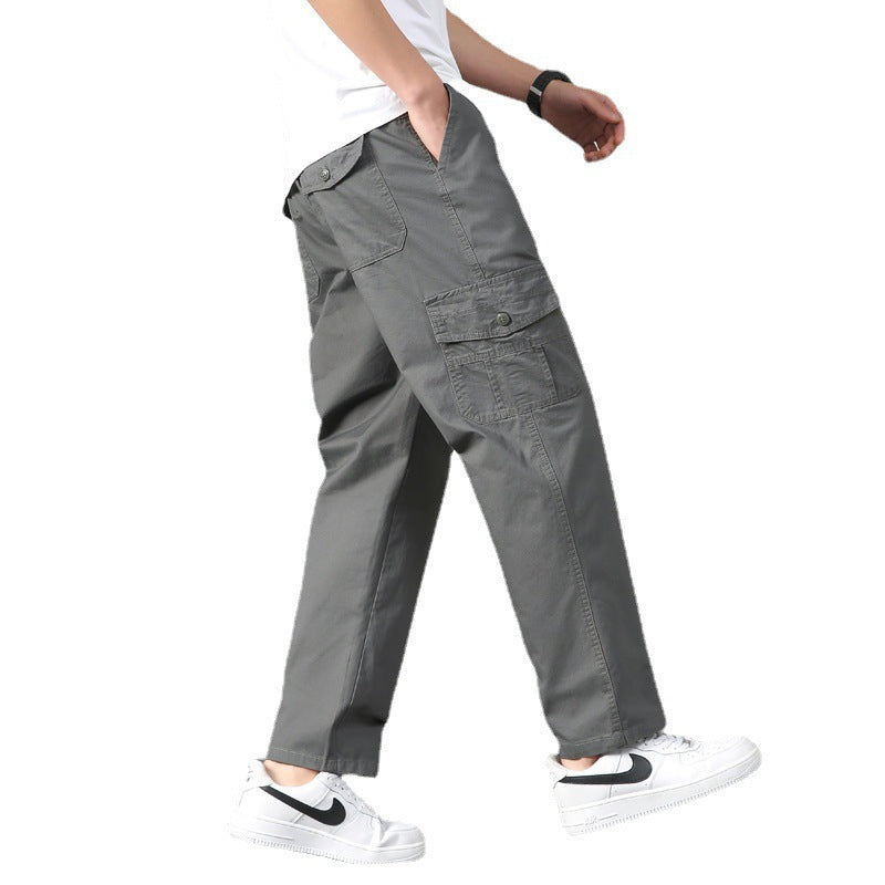 Men's Thin Loose Stretch Straight-leg Casual Pants