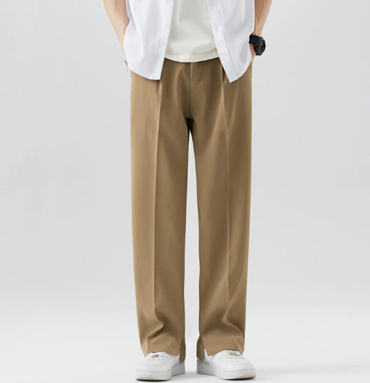 Loose Straight Ice Silk Pants Casual Pants For Men