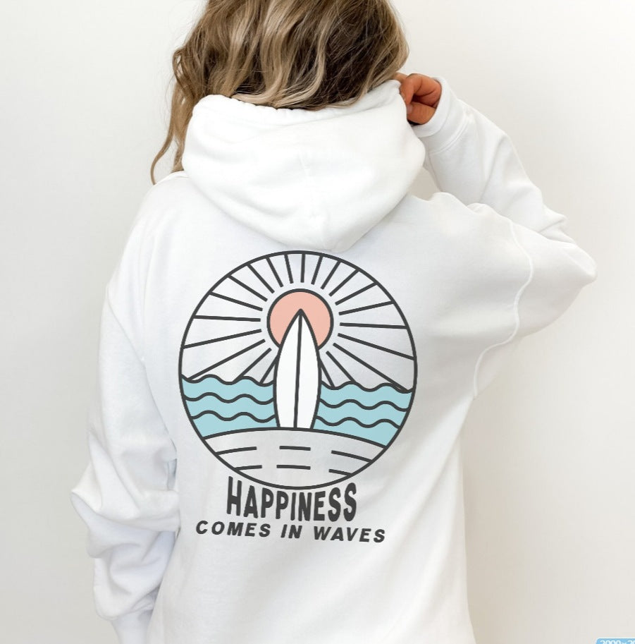 Women's Fashion Chasing Sunset Print Oversized Hoodie