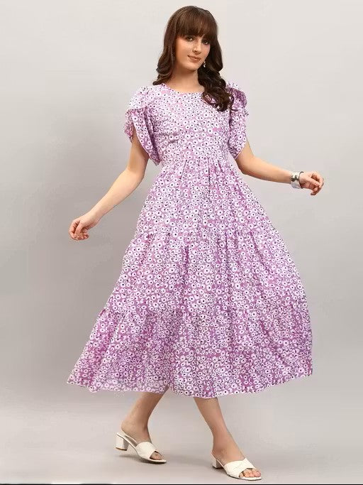 Trendy A-Line Midi Kurti for Women
