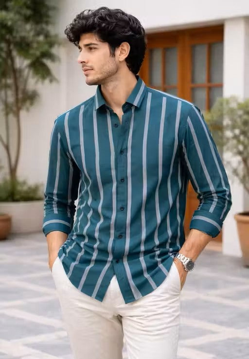 Men's Shirts Printed Full Sleeve