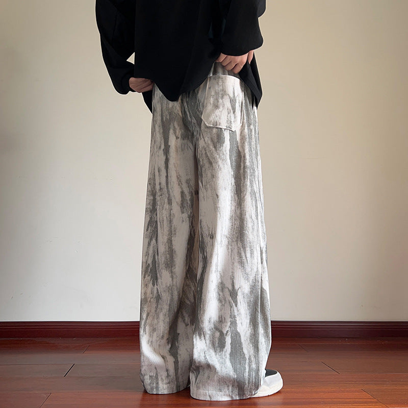 Loose, Slimming Straight-leg Athletic Pants