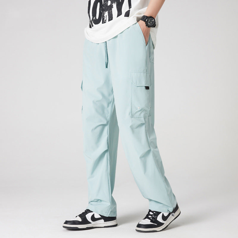 Ice Silk Breathable Loose Slimming And All-matching Sports Trousers