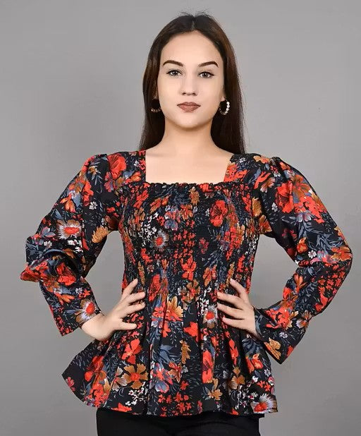 stylish floral print top for women/Girls