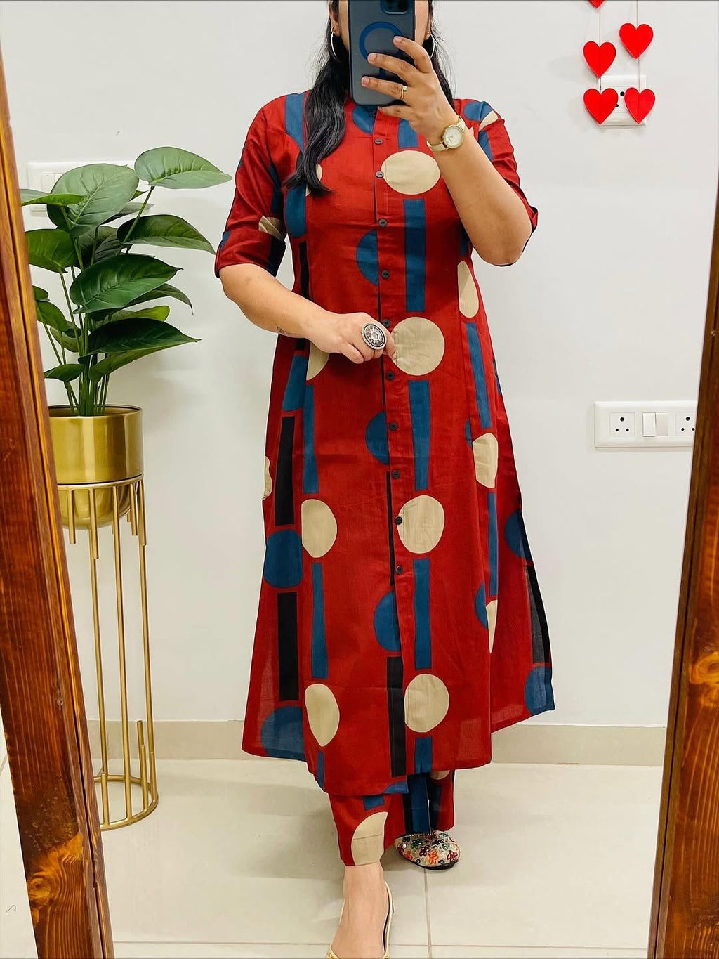 Cotton kurti Pant set