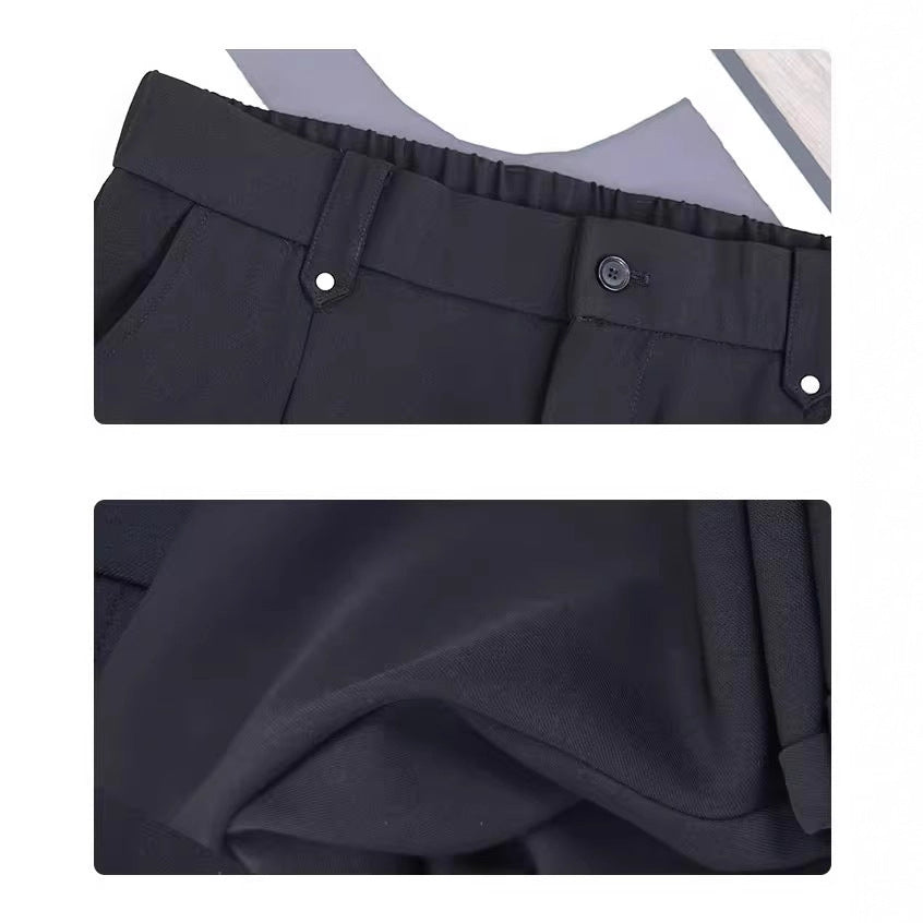 Men's Autumn Drape Loose Straight Wide Leg Trousers