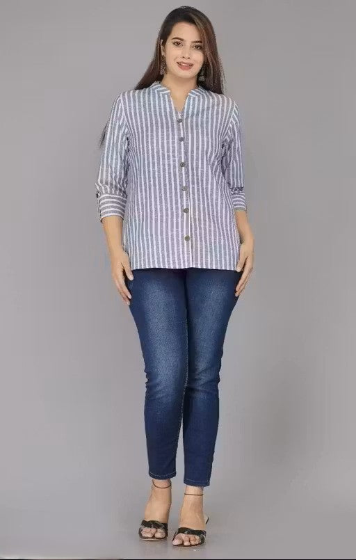 Stylish Girl's and women cotton shirt style top