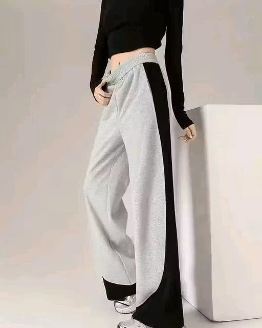 TRENDY CONTRAS TROUSER FOR WOMEN
