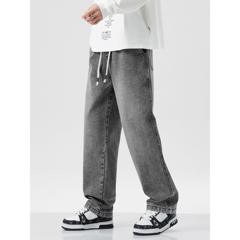 American High Street Retro Loose Casual Straight-leg Pants For Men