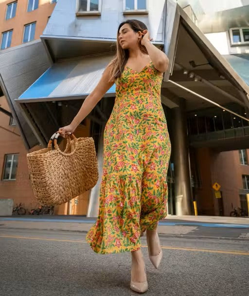 Printed Stylish multicolor Dress Velvark.com