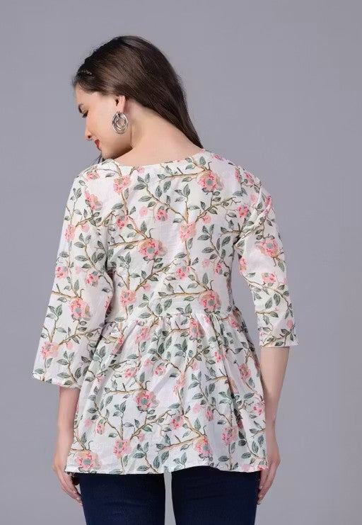 Women's floral print top