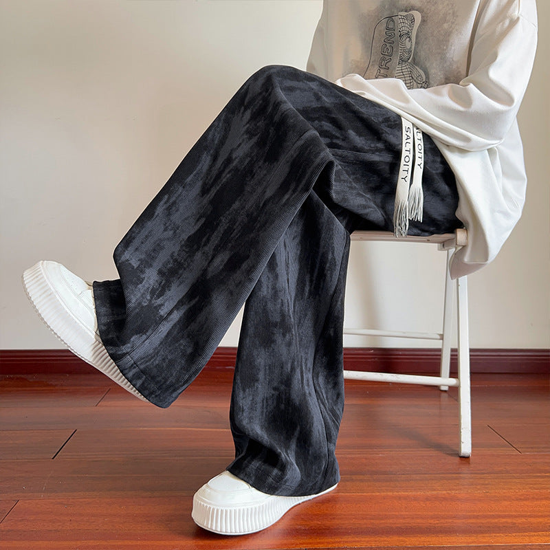 Loose, Slimming Straight-leg Athletic Pants