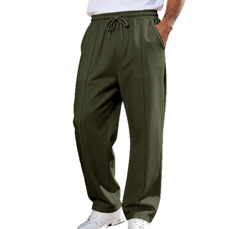 Men's Four-season Casual Sports Business Loose Straight-leg Jogging Pants