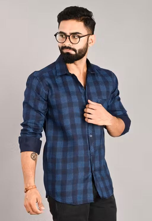 Men's Checked Regular Multicolor Shirts