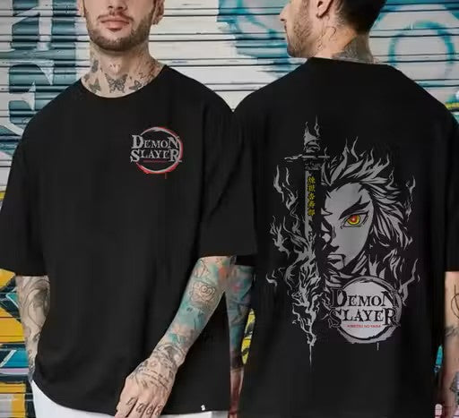 Oversized Black Cotton T-Shirt for Men Velvark.com