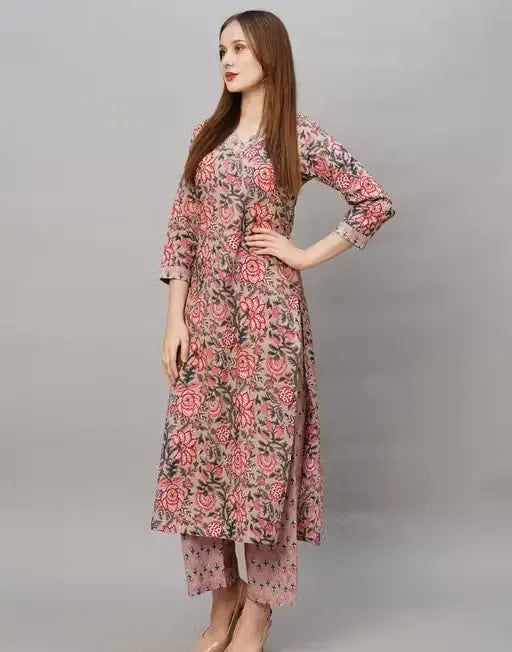 Cotton Kurta Pant set Velvark.com