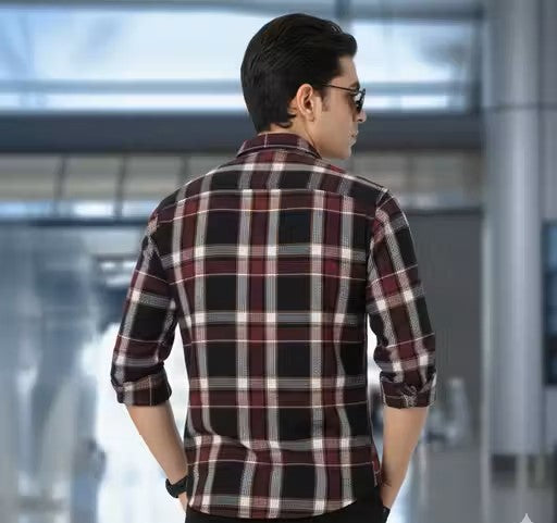 Men’s Grand Vantage Checked Full Sleeve Shirt