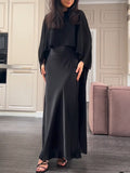 Women's Solid Color Maxi Dress