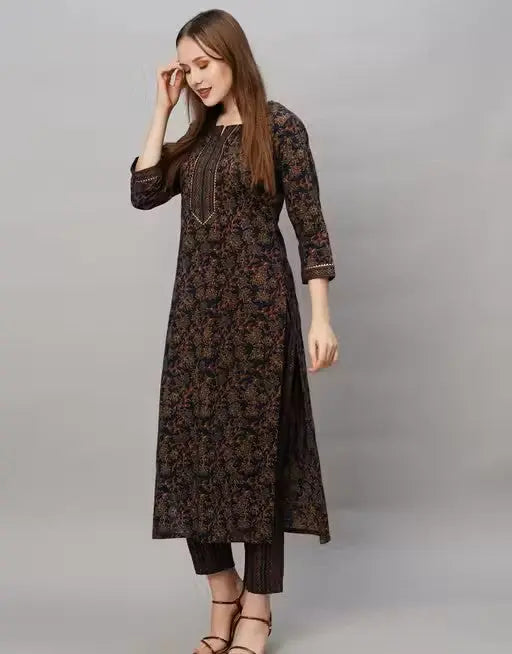 Cotton Kurta Pant set Velvark.com