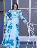 Gown With Dupatta