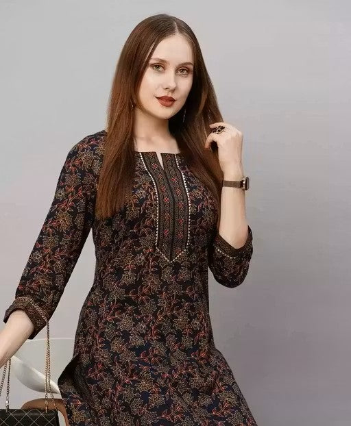 Printed Cotton Kurti Set kurta set