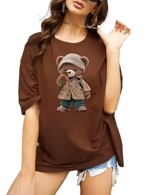 over size women’s bear t shirt