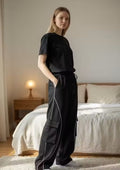 New Stylish Red Track Pants With Side Piping