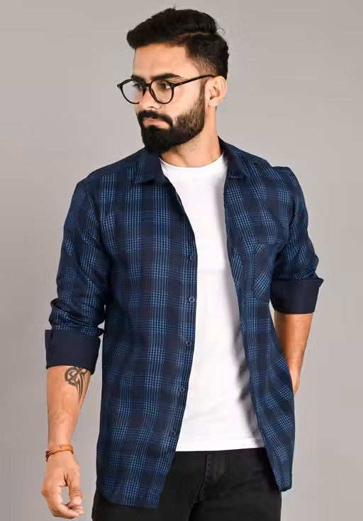 Men's Checked Regular Multicolor Shirts