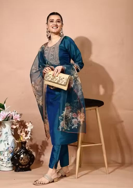 Kurti Pant And Dupatta