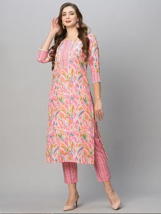 cotton kurti with pent for women