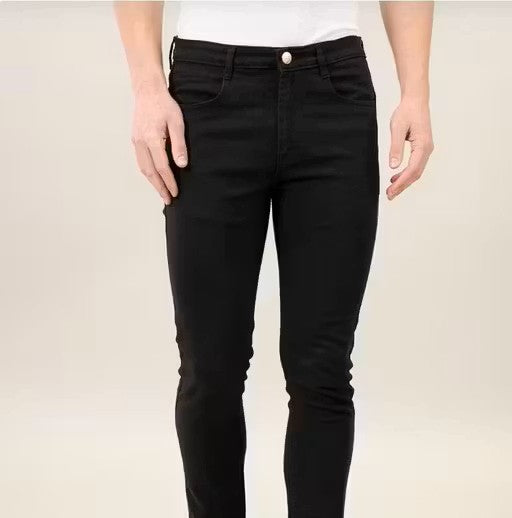 Stylish Men Black Slim Fit Jeans