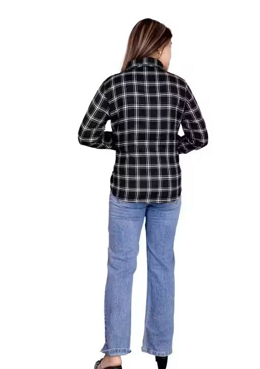 women and girls black shirt