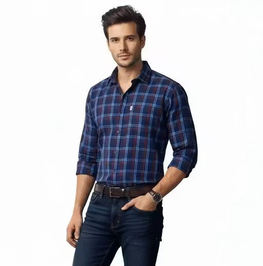 Check Shirt for Men with Premium Cotton