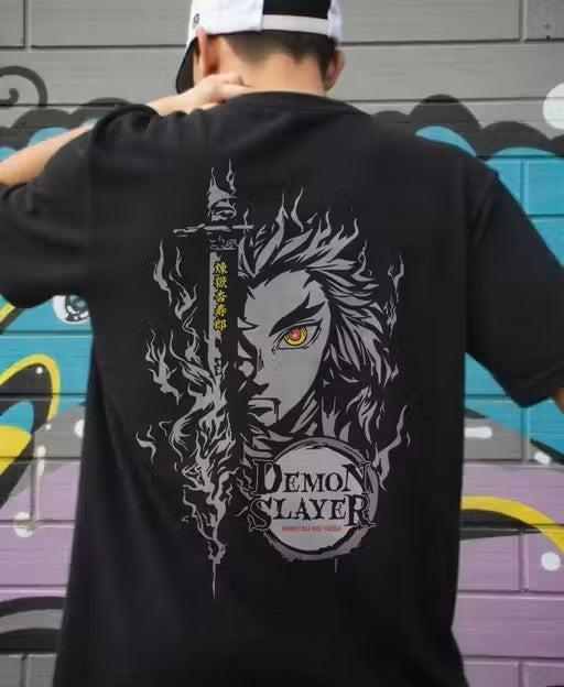 Oversized Black Cotton T-Shirt for Men Velvark.com
