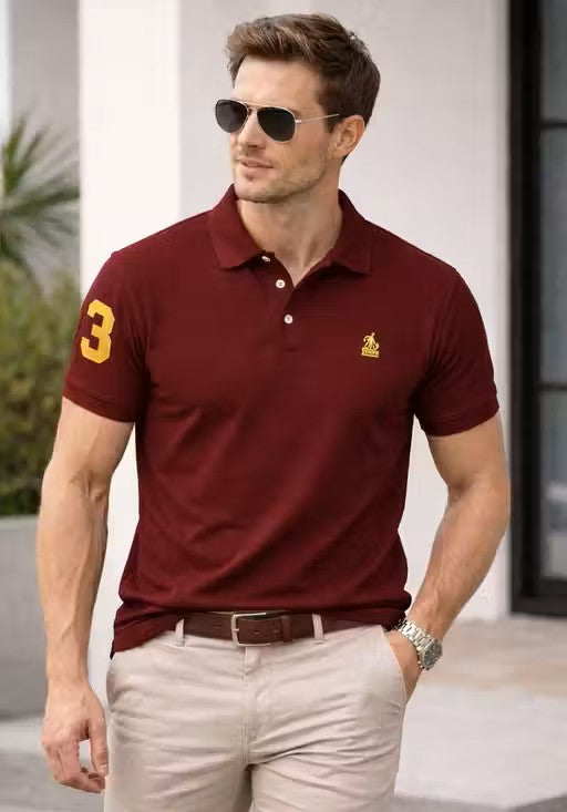 Mens Polo Neck T-Shirt