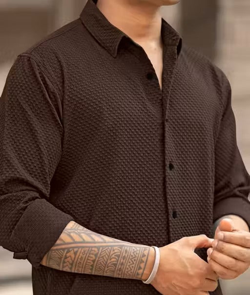Regular Fit Full Sleeves Shirt