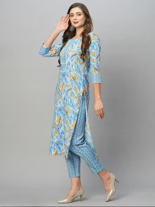 cotton kurti with pent for women