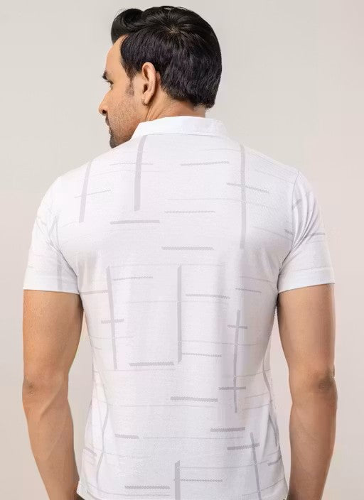 PREMIUM COTTON MEN'S POLO PRINTED T SHIRTS